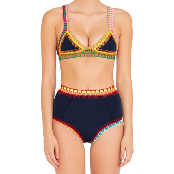 KIINI Tasmin High Rise Bikini Set, Small-Medium